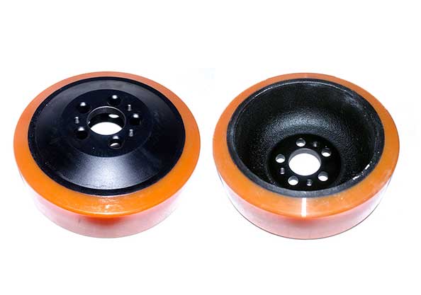 Vulkollan Heavy duty forklift wheels-Drive and running wheels