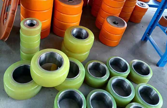 Polyurethane Wheels With Bearings -Vulkollan Drive Wheel