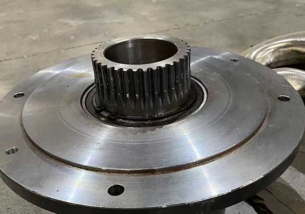 315 wheel block with internal taper, with two-sided wheel flange