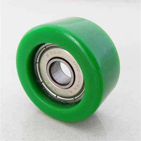 Cast urethane forklift wheels