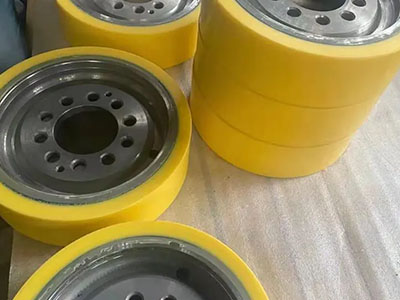 Heavy Duty Tyred Wheels With PU Coating