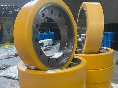 The application of shuttle vehicle load bearing wheel