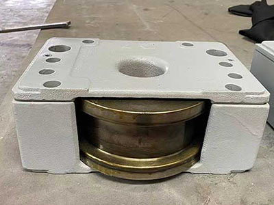 Wheel block 250, non driven, without internal taper, with two-sided wheel flange, 