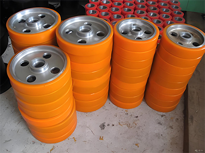 Poly Casters Wheels on Aluminum