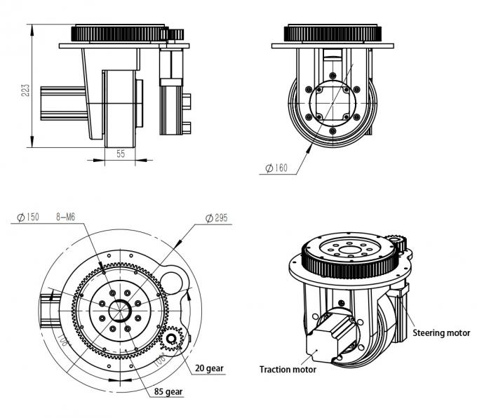 Polyurethane AGV wheels