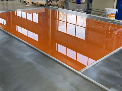 Smooth polyurethane plate