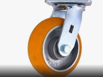 Non-Marking Polyurethane Swivel Brake Caster Wheel