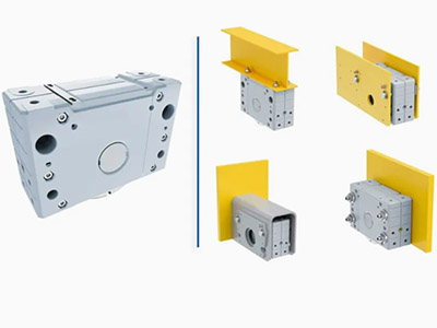 Travel wheel boxes with various connection methods